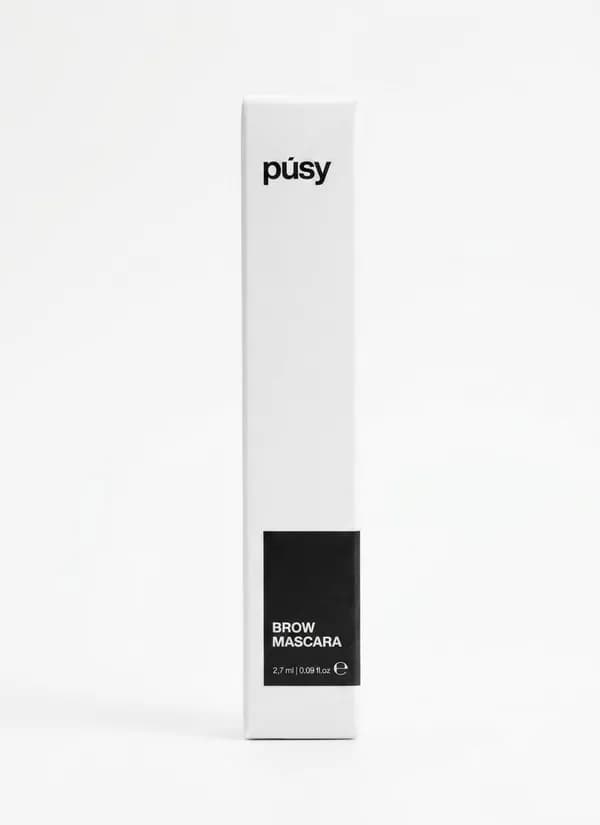 Тушь для бровей Pusy, коричневая, 2.7 мл.