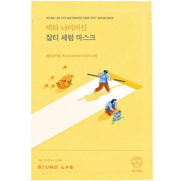 Round Lab Vita Niacinamide Dark Spot Serum Mask, 20 ml
