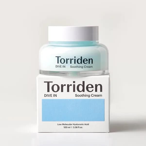Успокаивающий крем для сухой кожи Torriden DIVE IN Low Molecular Hyaluronic Acid Soothing Cream