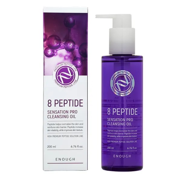 Enough Гидрофильное масло для снятия макияжа с пептидами 8 Peptide Cleansing Oil (200 мл)