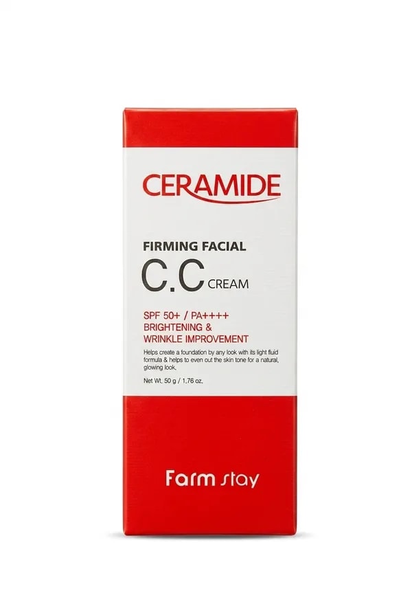 Многофункциональный CC-крем с муцином улитки Farmstay Snail Repair Sun CC Cream SPF50+ PA+++ (50 г)