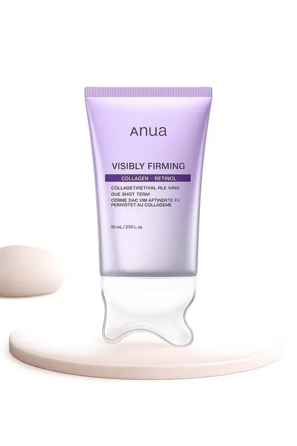 Лифтинг-крем для лица с коллагеном и ретинолом Anua Collagen Retinol Guasha Cream 80 мл