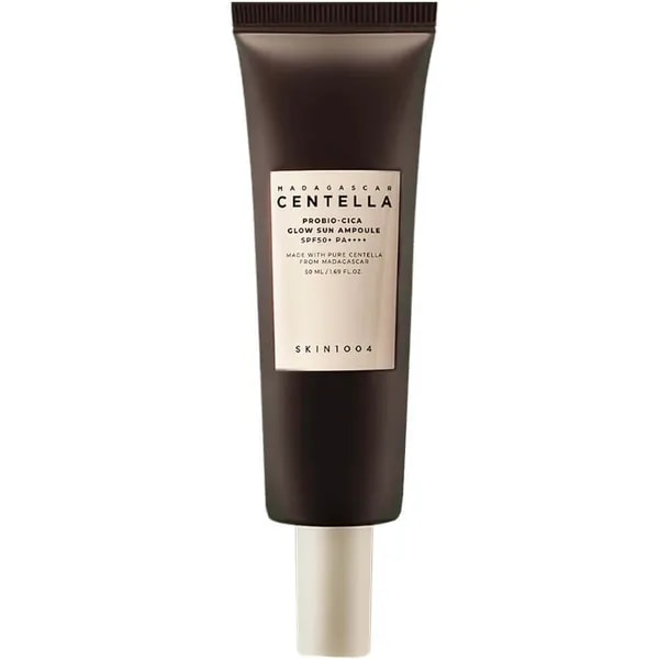 Солнцезащитный крем SKIN1004 Madagascar Centella Probio-Cica Glow Sun Ampoule SPF50+ PA++++